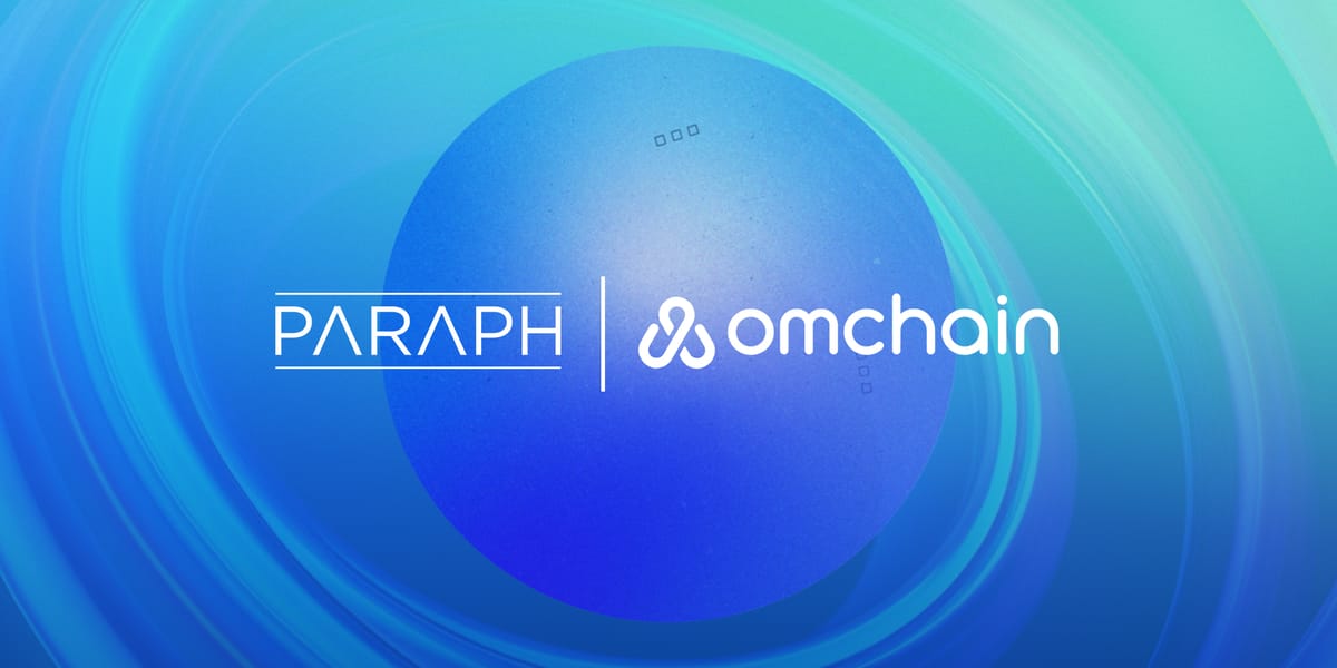 Paraph-Omchain Partnership: Pioneering Blockchain Solutions for ...