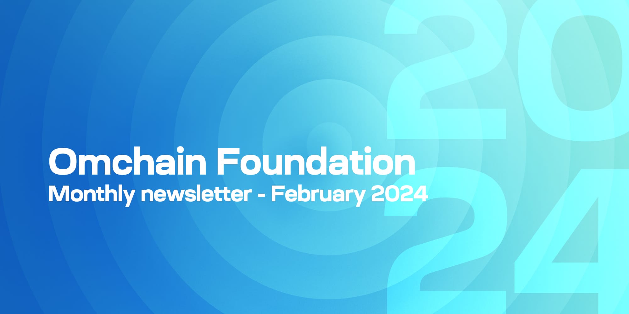 Omchain Foundation - Monthly Newsletter - February 2024